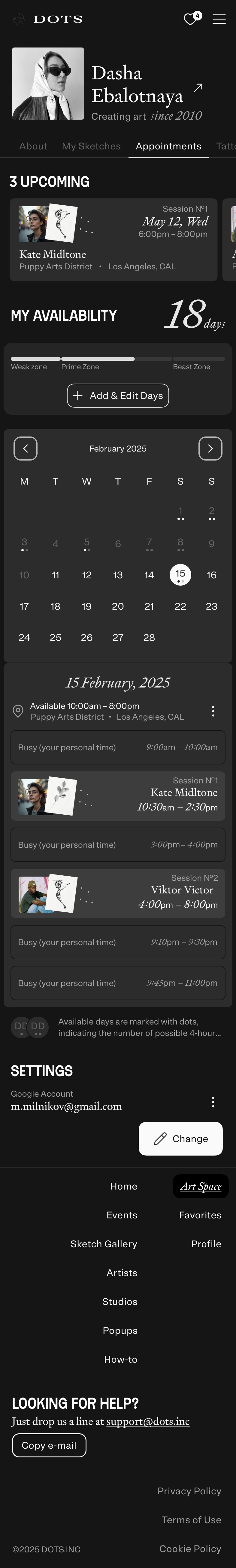 Appointments